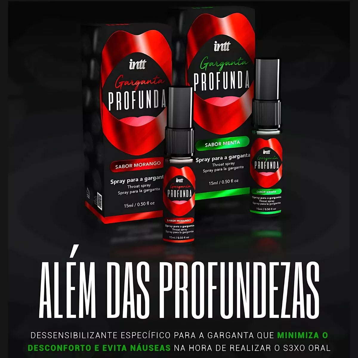 Spray Garganta Profunda Anestésico Menta 15ml