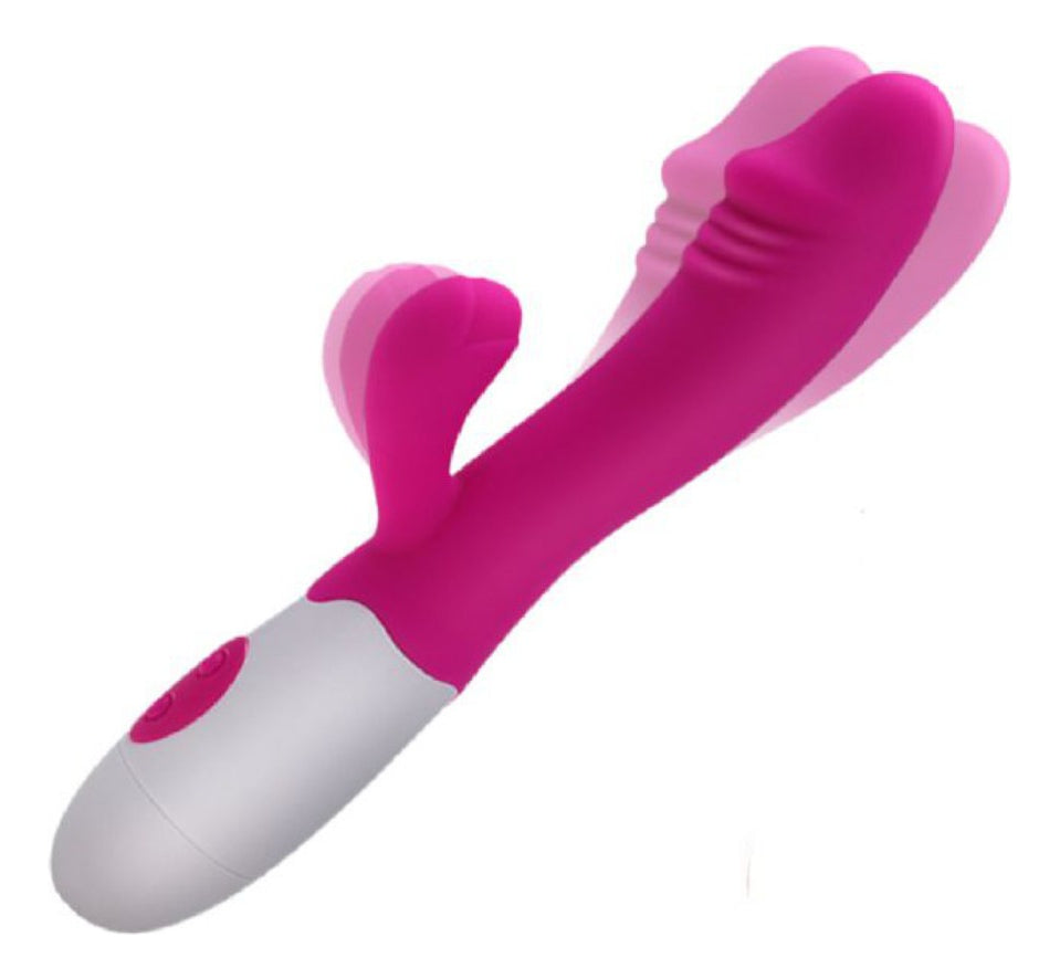 Vibrador Feminino Estimulador de Clítoris 30 Modos Pink 20x4cm