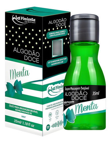 Óleo de Massagem Corporal Lubrificante Morango 35ml