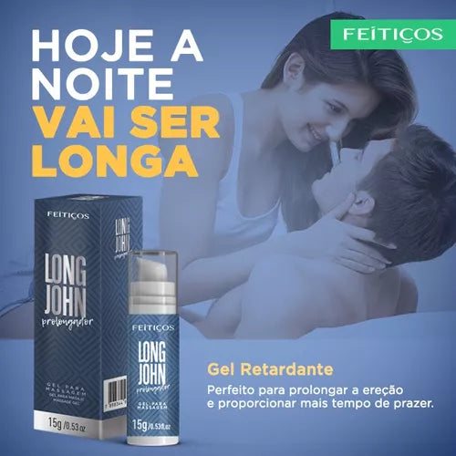 Gel Prolongador Masculino Long John 15g