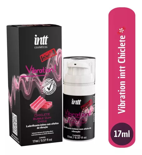 Lubrificante Íntimo Gel Efeito Vibração Chiclete 17ml