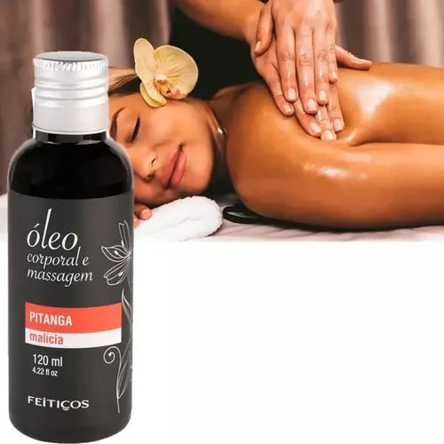 Óleo para Massagem Corporal Tântrica Pitanga 120ml