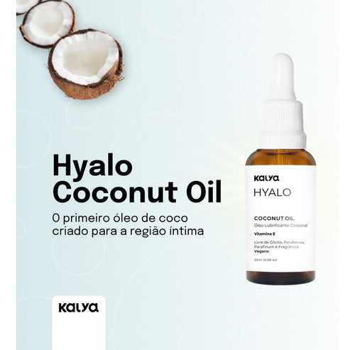 Óleo De Coco Puro Hidratante Íntimo Hyalo Coconut 20ml