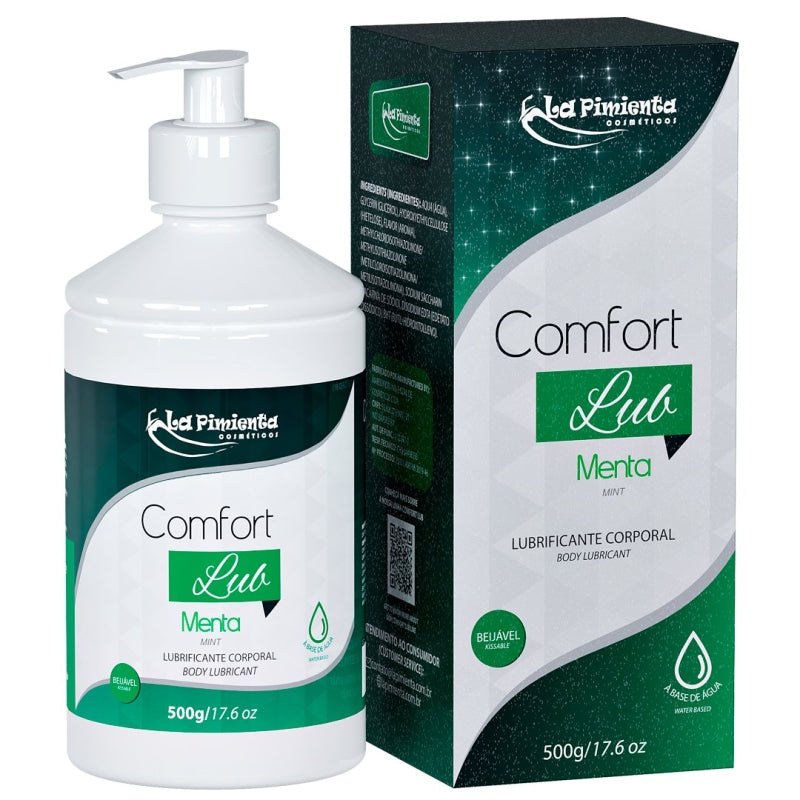 Gel Lubrificante Íntimo A Base de Água Comfort Lub Chocolate 500g