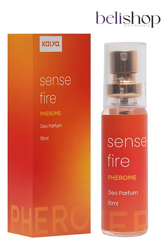 Kit Perfume Feminino Com Feromônio Power Girl E Sense Fire