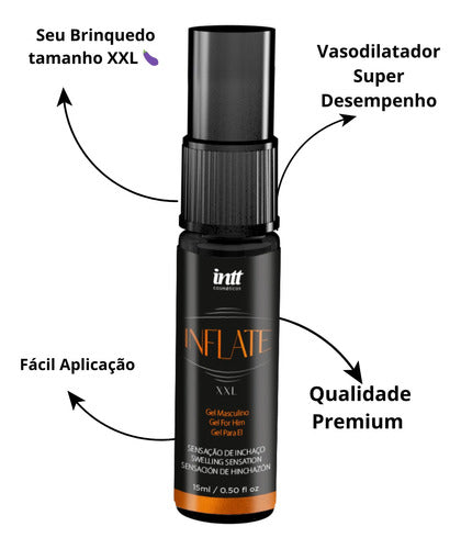 Gel Vasodilatador Masculino Sensação de Inchaço 15ml