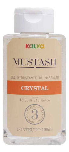 Gel Lubrificante a Base de Água Mustash Crystal 100ml