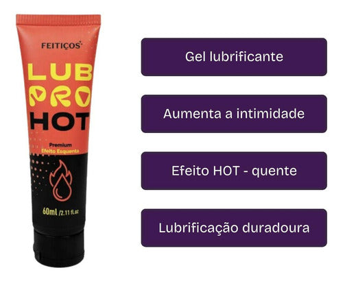 Gel Lubrificante Íntimo Lubpro Hot 60ml