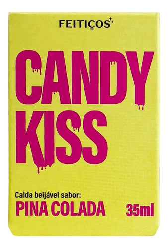 Gel Lubrificante Comestível Candy Kiss Pina Colada 35ml