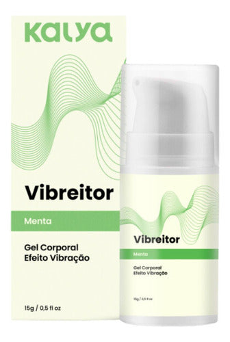 Gel Vibrador Corporal Vibreitor Efeito Vibração Menta 15g