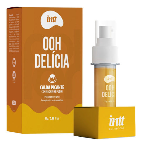 Gel Lubrificante Comestível Oh Delicia Calda Picante Pudim 11g