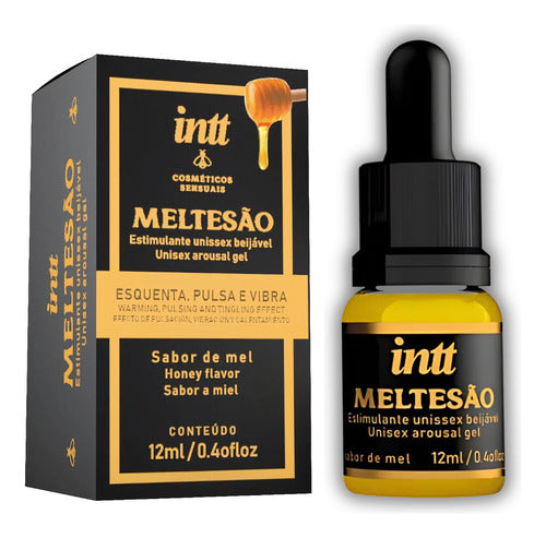 Gel Lubrificante Meltesão Esquenta Pulsa e Vibra 12ml