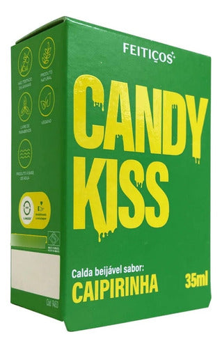 Gel Lubrificante Comestível Candy Kiss Caipirinha 35ml