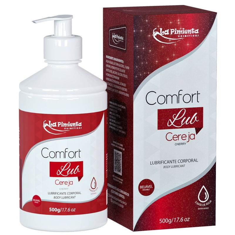 Gel Lubrificante Íntimo A Base de Água Comfort Lub Chocolate 500g