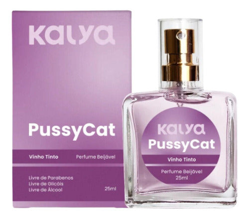 Perfume Intimo Feminino Beijável Vinho Uva Pussycat