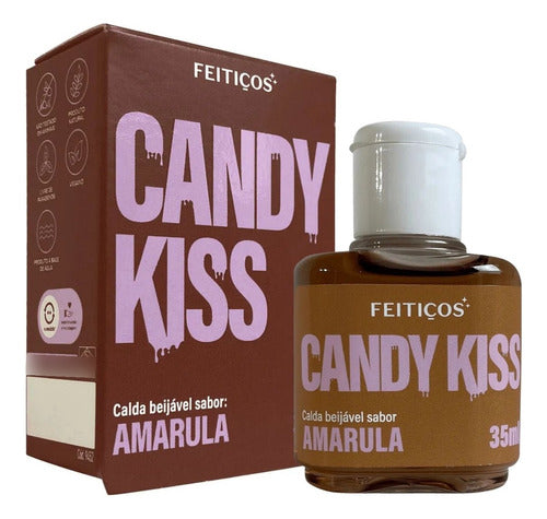 Gel Lubrificante Comestível Candy Kiss Amarula 35ml