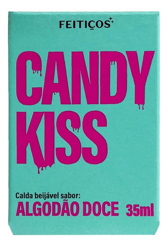 Gel Lubrificante Comestível Candy Kiss Algodão Doce 35ml