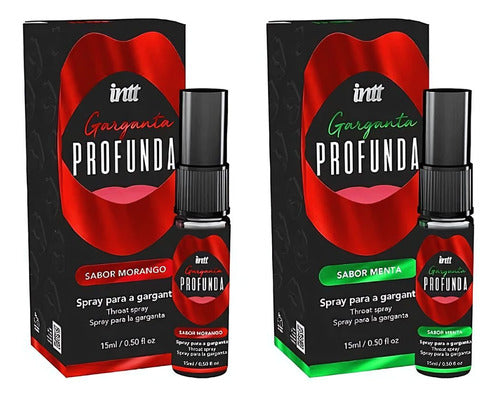 Spray Garganta Profunda Anestésico Morango 15ml