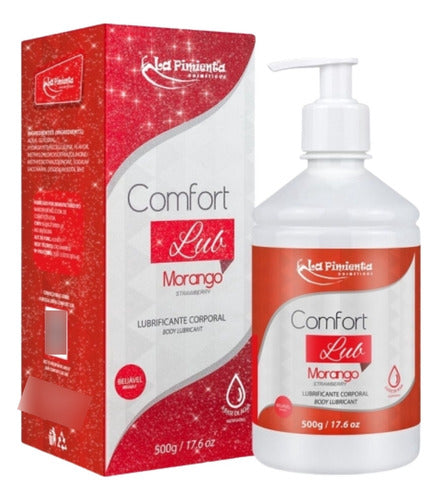 Gel Lubrificante Íntimo A Base de Água Comfort Lub Chocolate 500g