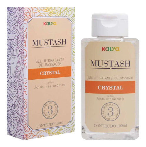 Gel Lubrificante a Base de Água Mustash Crystal 100ml