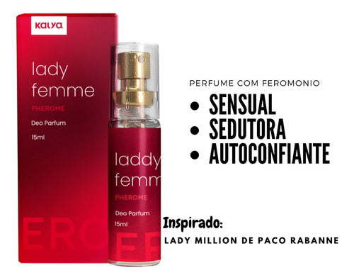 Perfume Feminino Lady Femme Pheromones Ero 15ml