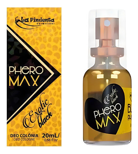 Perfume Feminino Com Feromônio Afrodisíaco Exotic Black 20ml