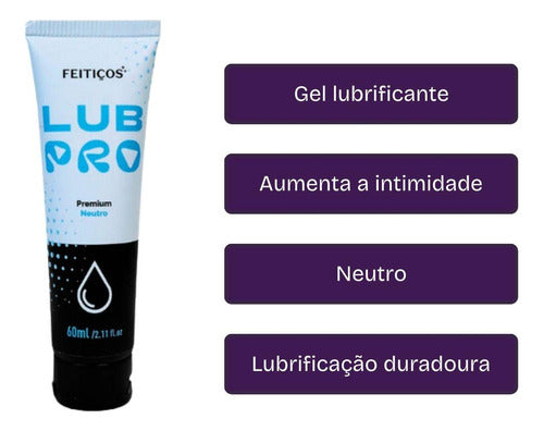 Gel Lubrificante Íntimo Lubpro Neutro 60ml