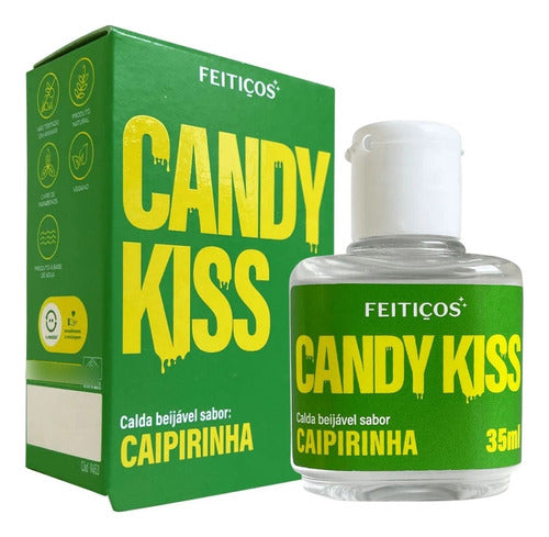 Gel Lubrificante Comestível Candy Kiss Caipirinha 35ml