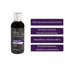 Óleo para Massagem Corporal Tântrica Pitanga Preta 120ml